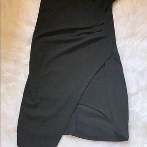 Fancy leg slit dress